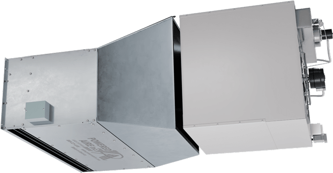 TSD-IG - Twelve-Seventeen Door (TSD-IG) Indirect Gas Heated Air Curtain