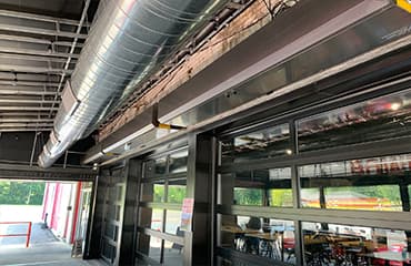 Articles | Air Curtains and Restaurant Patios – And you thought a burger and fries made a good match