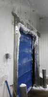 Ice buildup can be devastating to a door