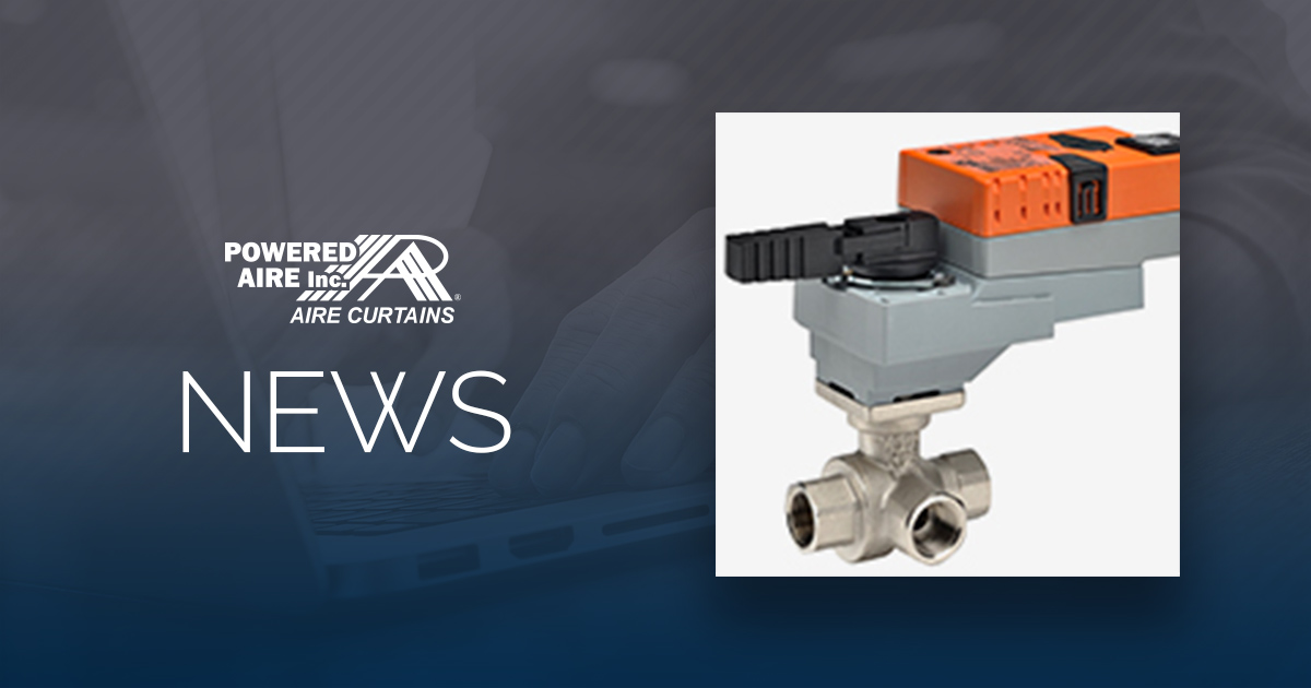 Powered Aire now offering Belimo Valve option on Hot Water & Steam