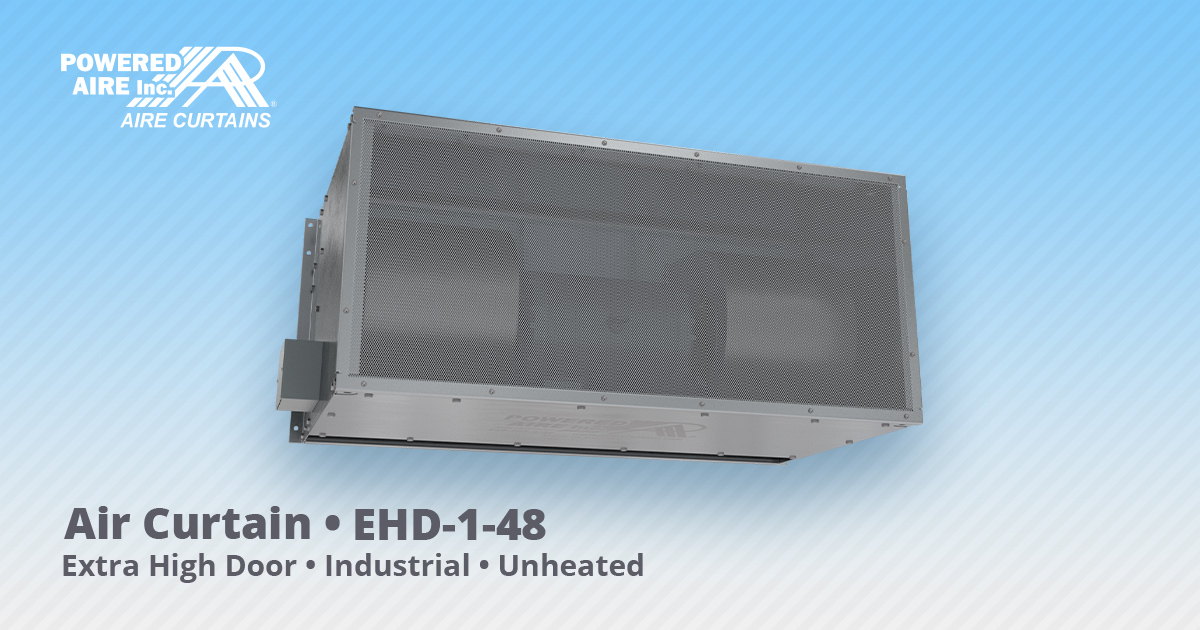Ehd 1 48 Air Curtain 48 Extra High Door Unheated